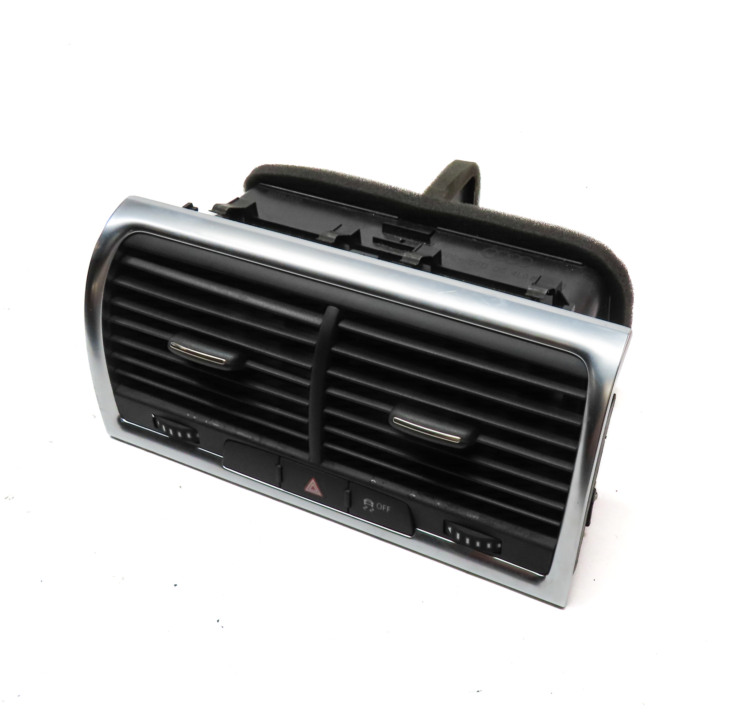 2014 AUDI Q7 (4L) FRONT CENTER DASH HEAT AIR AC HVAC DUAL VENT (Black) — exact item pictured